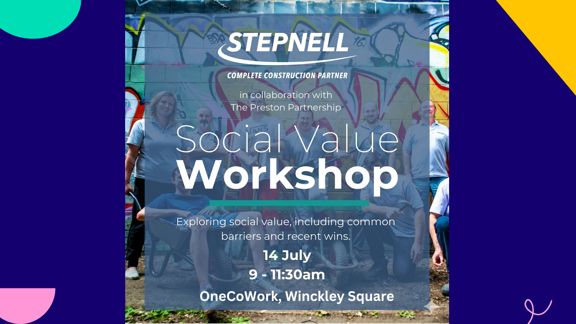 Social value event with Stepnell